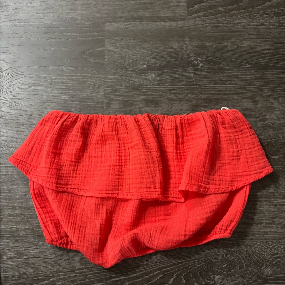 Aerie Scarlet Textured Skirt